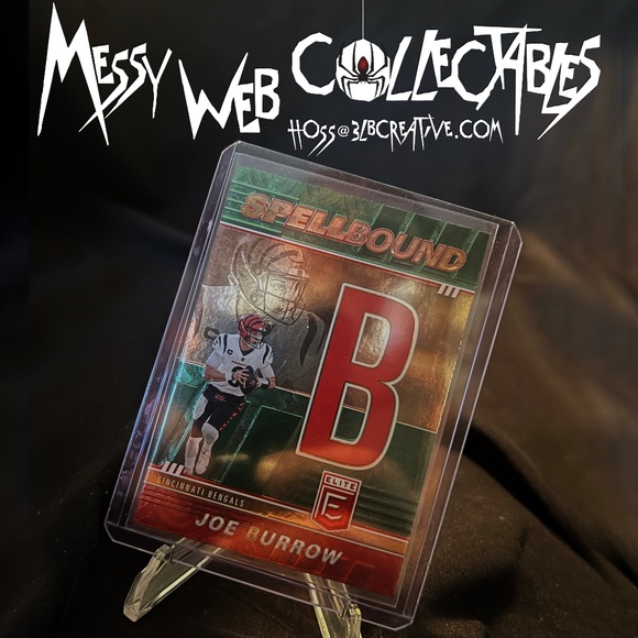 Joe Burrow 2022 Elite Spellbound "B" Green - Picture 1 of 1